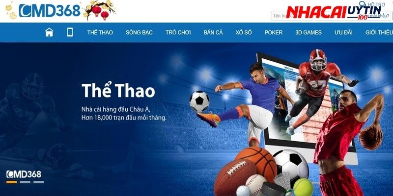 Thể thao trực tuyến là sảnh game cá cược kinh điển và được yêu thích hàng đầu